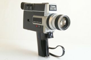 Canon Auto Zoom 518 Sv Super8 Film 8mm Movie Camera 8 W/ 518 Case