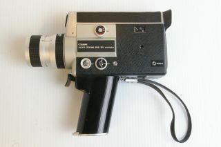 Canon Auto Zoom 518 SV Super8 Film 8mm Movie Camera 8 w/ 518 Case 5