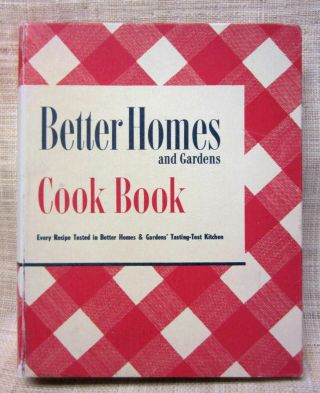 Vintage Better Homes & Gardens Cookbook 1951 De Luxe Edition 5 Ring Plaid Good