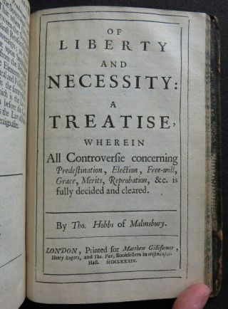 THOMAS HOBBES 1684 TRIPOS Liberty HUMAN NATURE Will POLITICAL PHILOSOPHY 10