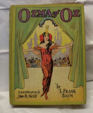 Vintage Book Ozma Of Oz By Frank Baum - 1907