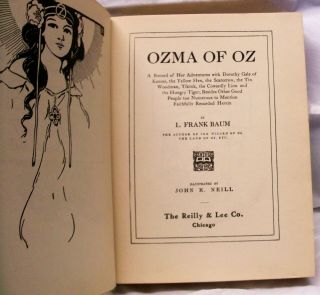 Vintage Book Ozma of Oz by Frank Baum - 1907 3