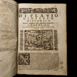 1683 VELLUM Gioseffo Flavio Historico FULL PAGE WOODCUTS 140 Illustrations WAR 6