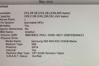 A1347,  Apple Mac mini 2.  7 GHz i7,  250GB SSD,  Radeon Graphics,  16GB RAM OSX 10.  8.  5 8