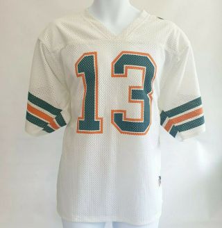 Vintage 1990 Miami Dolphins Dan Marino 13 Jersey Official Nfl Football Shirt M