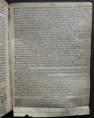 ENGLISH CIVIL WAR PAMPHLET 1642 PARLIAMENT Pecke OCTOBER Troop Movement HOTHAM 10