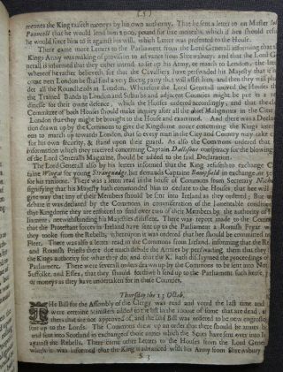 ENGLISH CIVIL WAR PAMPHLET 1642 PARLIAMENT Pecke OCTOBER Troop Movement HOTHAM 8