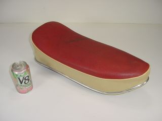 Vintage ' 61 Sears Allstate Compact Puch DS60 Scooter Motorcycle Red Denfeld Seat 2
