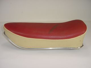 Vintage ' 61 Sears Allstate Compact Puch DS60 Scooter Motorcycle Red Denfeld Seat 5