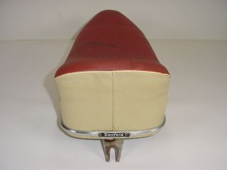 Vintage ' 61 Sears Allstate Compact Puch DS60 Scooter Motorcycle Red Denfeld Seat 6