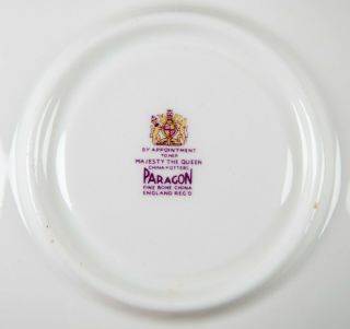 Paragon E68D Cup & Saucer Berries & Floral Gilt Gold Vintage Porcelain England 4