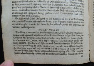 ENGLISH CIVIL WAR 1642 RAISING TROOPS ARMY CAVALIERS REBELS Blunden PAMPHLET 5