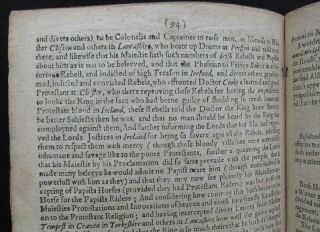 ENGLISH CIVIL WAR 1642 RAISING TROOPS ARMY CAVALIERS REBELS Blunden PAMPHLET 7