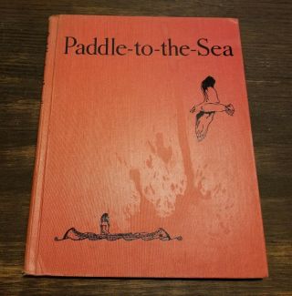 Vintage (1941) " Paddle To The Sea " Holling Clancy Holling Rare Color Illustrated