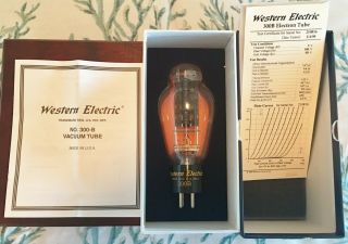 Western Electric Factory Matched 300b Tube Pair