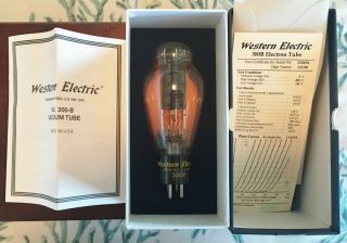 WESTERN ELECTRIC Factory Matched 300B Tube Pair 5