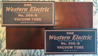 WESTERN ELECTRIC Factory Matched 300B Tube Pair 8