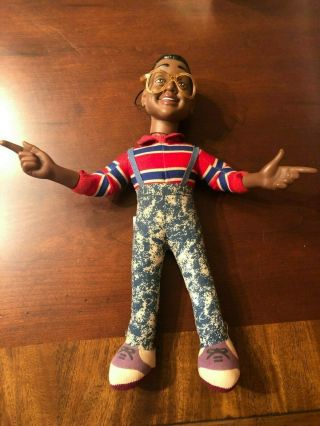 Vintage Steve Urkel Doll Giant 12 " Family Matters Nanco 1991