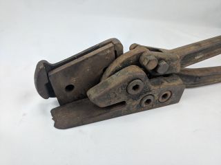 Vintage Signode Steel Strap Cutter - handling tool - Made in USA 2
