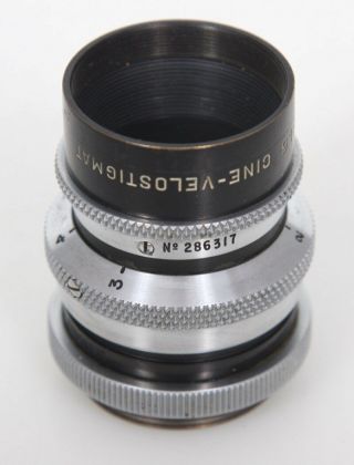 Wollensak Cine Velostigmat 25mm f1.  5 - 1 inch C mount Lens - UNCOATED 2