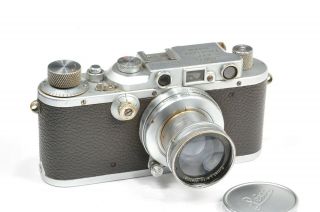 Leica Iii With Lens Summar 50mm F2,  From 1936,  After Cla Service