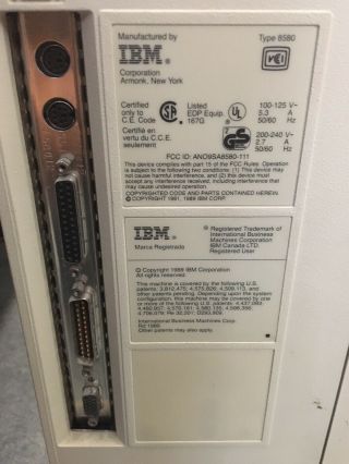 IBM Personal System/2 PS/2 Model 80 8580,  Maxtor HD,  Kingston,  3Com & SCSI Card 6