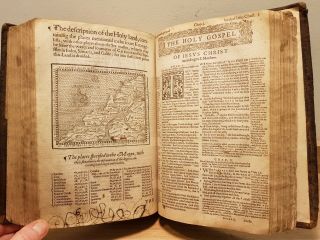 1597 GENEVA BIBLE FOLIO BINDING 9