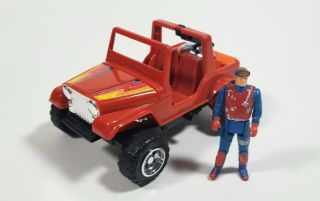 Vintage 1985 Kenner M.  A.  S.  K.  Gator With Dusty Hayes