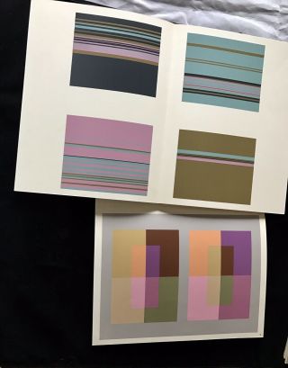 Joseph Albers Interaction Of Color First Ed 1963 The COMPLETE SET Ltd Ed Prints 9