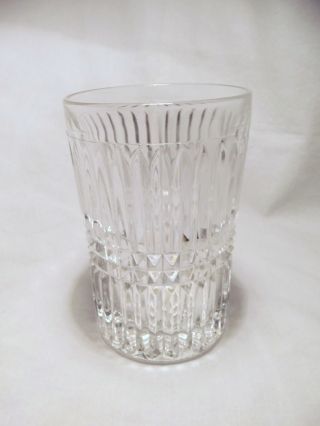 Set Of 8 Vintage Fostoria Crystal Clear Glass Aspen Hiball Glasses