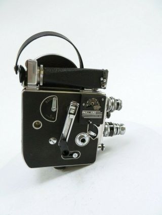 Paillard Bolex 8mm Movie Camera With Turek Set Of Lenses & Acc 