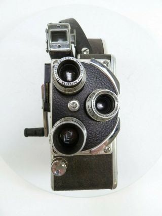 Paillard Bolex 8MM Movie Camera with Turek set of lenses & Acc ' s 3