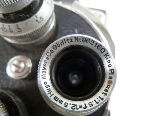 Paillard Bolex 8MM Movie Camera with Turek set of lenses & Acc ' s 4