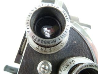 Paillard Bolex 8MM Movie Camera with Turek set of lenses & Acc ' s 5