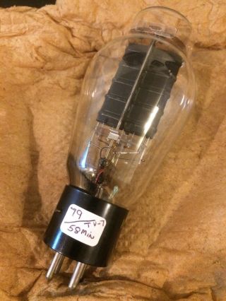 Western Electric 300B Triode Vacuum Tube 1952 TV - 7 Very Strong 5