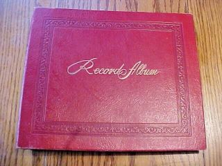 Vintage Decca 45 Rpm Record Holder Album Case Binder For 7 " Records