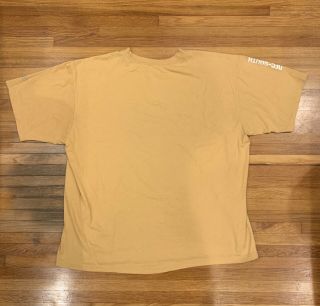 Vintage NFL Reebok Orleans Saints Yellow T - shirt Size 2XL 2