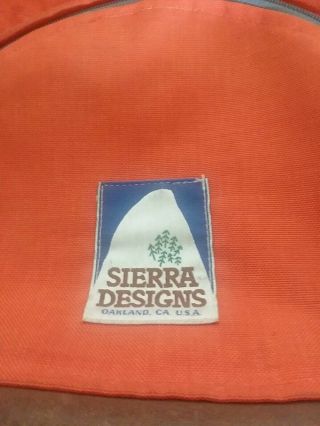 Vintage Sierra Designs Teardrop Backpack From 1970s