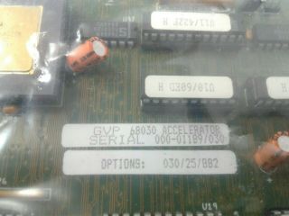 GVP 68030 Accelerator A2000 - 030 Rev 4 Hard Card Commodore Amiga 4