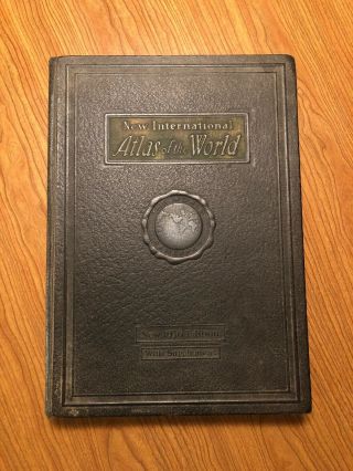 International Atlas Of The World Deluxe 1947 Edition Hardback