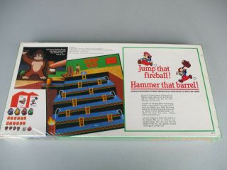 Vintage Rare DONKEY KONG BOARD GAME Milton Bradley 1982 Nintendo NIB 5