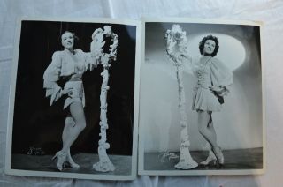 Vintage 8x10 Photos Pretty Girl Jane Ford In Skirt 844