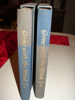 Gone With The Wind - Heritage Press - 1968 - 2 Volumes - Margaret Mitchell - Vgc