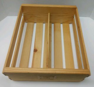 Vintage Napa Valley Box Co.  50 CD Wooden Storage & Display Box Rack Crate 3