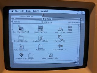 Apple Macintosh Classic Computer M1420 - RECAPPED LOGIC BOARD & ANALOG BOARD 11