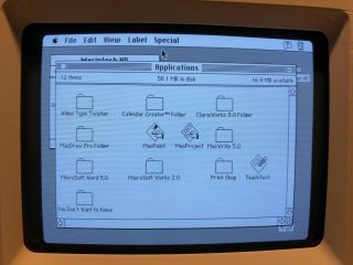 Apple Macintosh Classic Computer M1420 - RECAPPED LOGIC BOARD & ANALOG BOARD 8