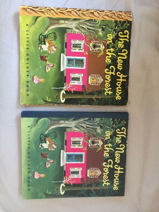 Vintage 1946 Little Golden Books The House In The Forest With Dust Jacket.