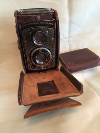 Rolleicord 1933 Art Deco Camera,  Triotar Lens 1:4.  5,  P=7.  5cm Serial 034538 10