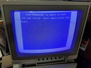 Commodore 64 Silver Label Early Model - with Power Supply 9