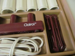 VIntage CLAIROL SET - A - WAY Travel Hairsetter Hot Rollers Curlers Case 2